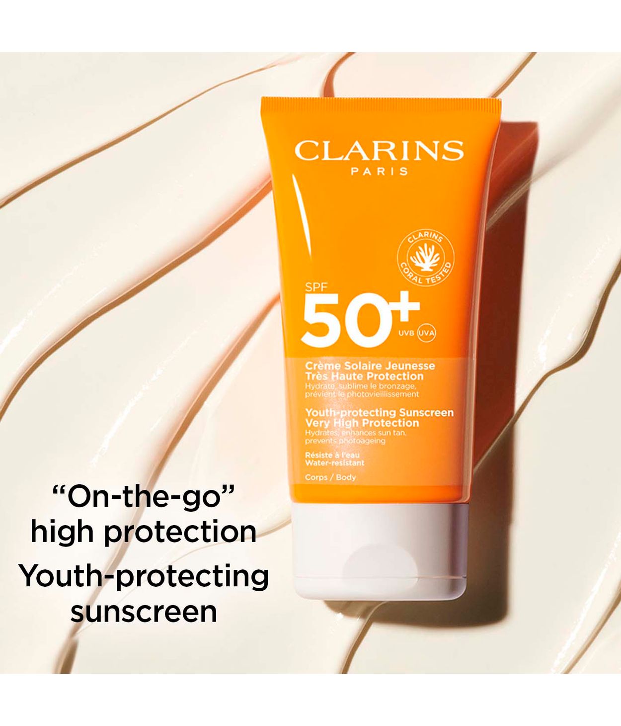 CLARINS Sun Body Cream SPF50+ 150ml