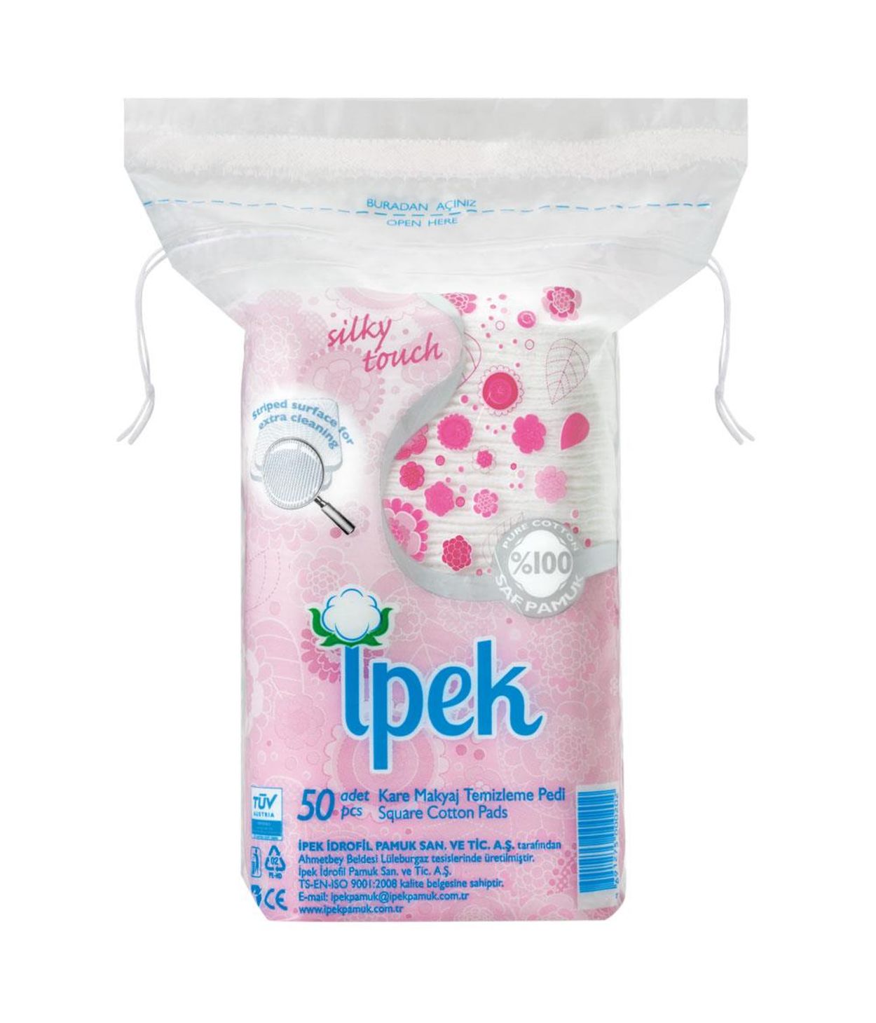 Ipek Bómull Oval Skífur 40stk