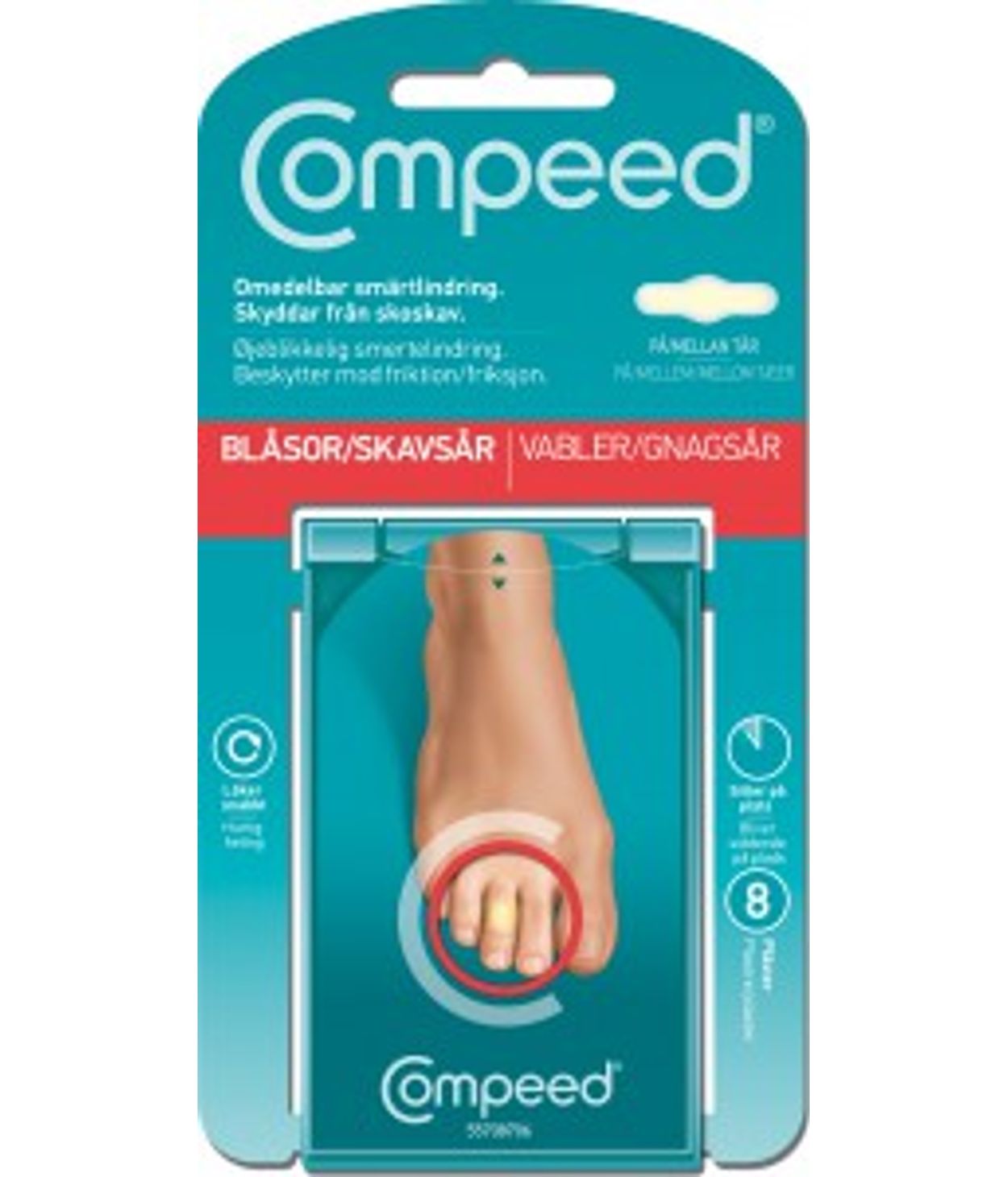 Compeed Blöðruplástur Fyrir Tær 8stk