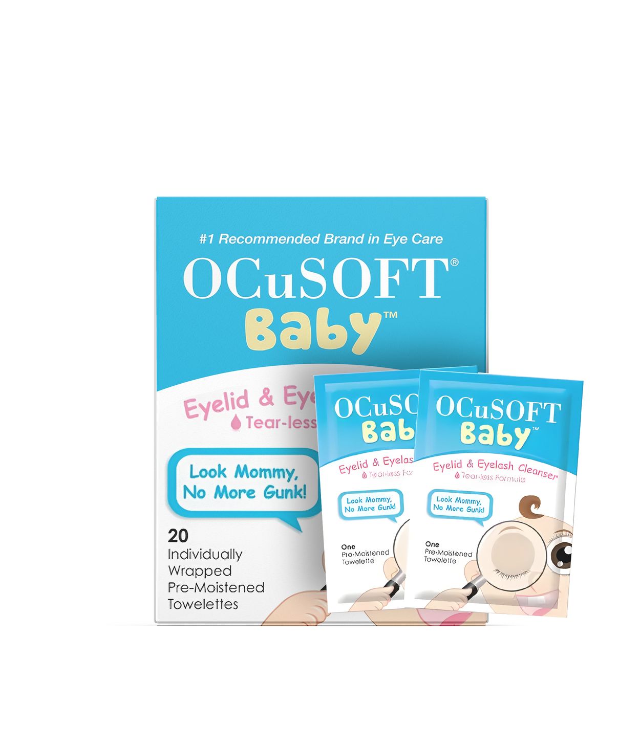 OCuSOFT augnklútar fyrir börn 20 stk