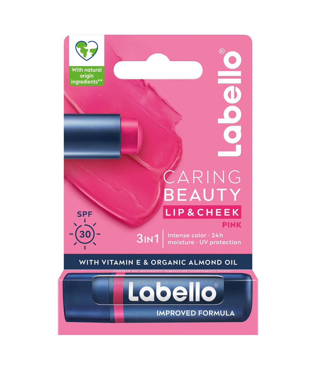 Labello Caring Beauty Lip&Cheek Pink SPF30 5,5ml