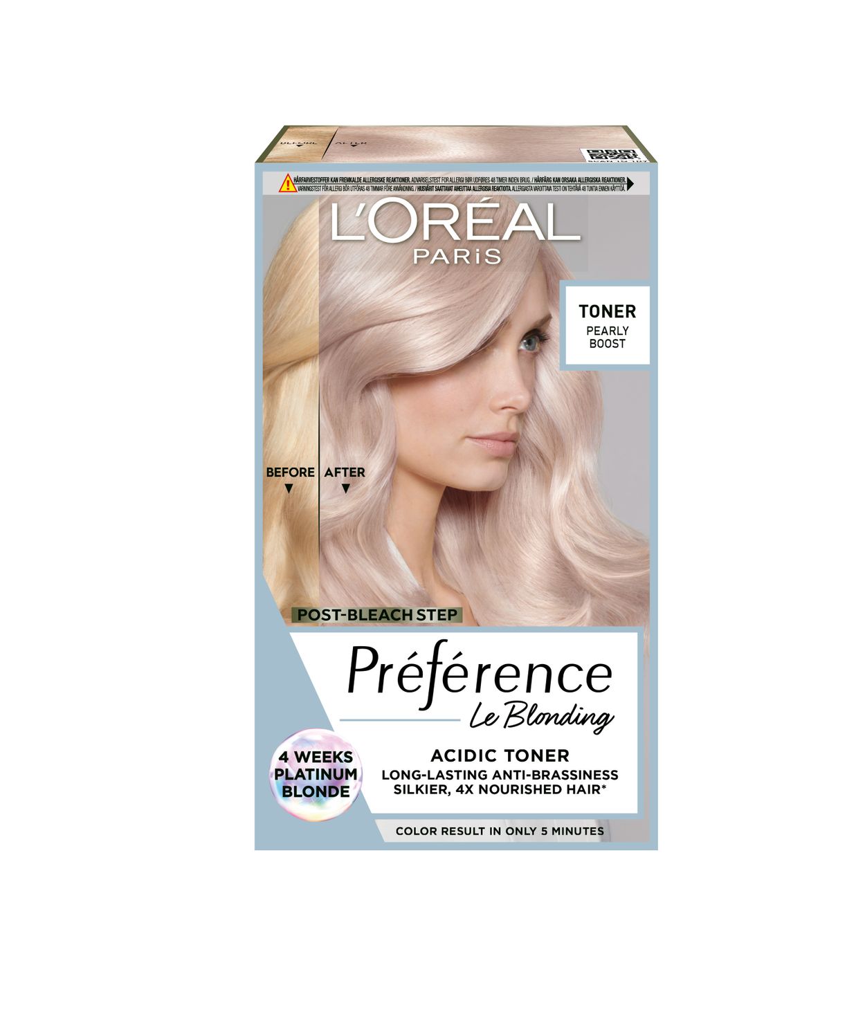L'Oréal Preférence Acidic Toner Pearly Boost