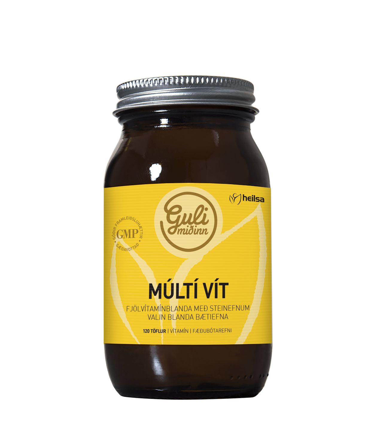 Guli Miðinn Múltí Vít 120stk