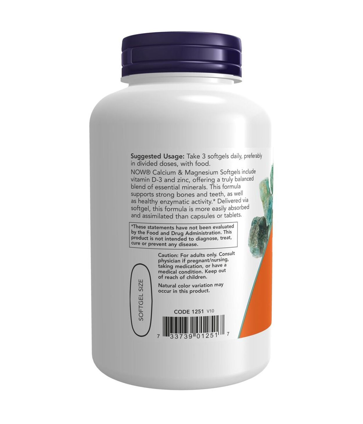 NOW Calsium/Magnesium 120stk