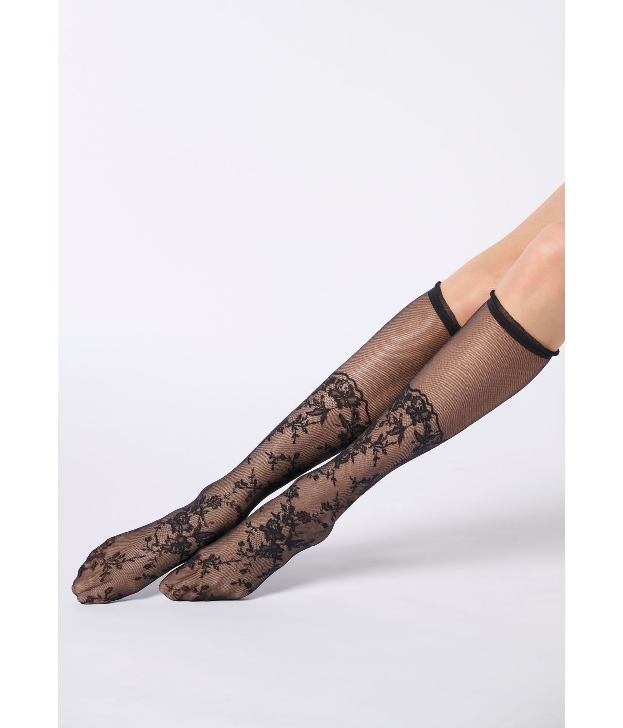 Oroblu Seductive lace kneehighs Black
