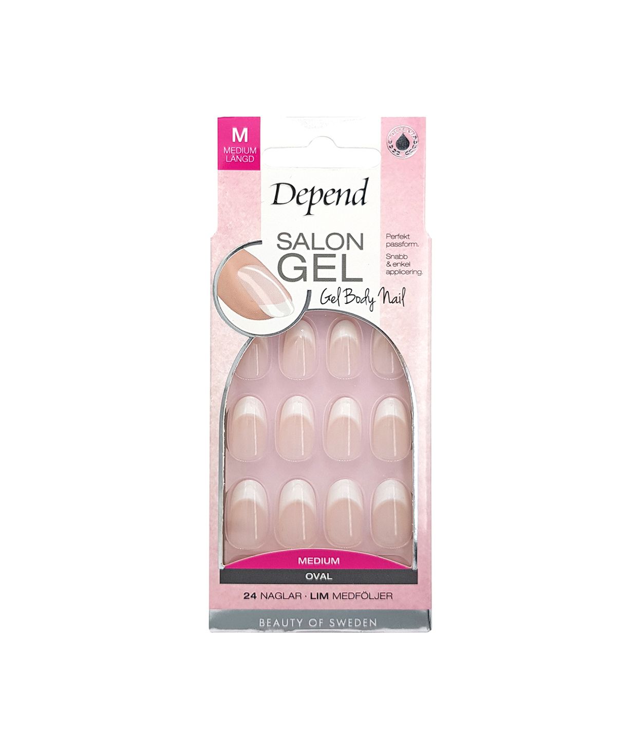 Depend Salon Gel Nails 24 stk