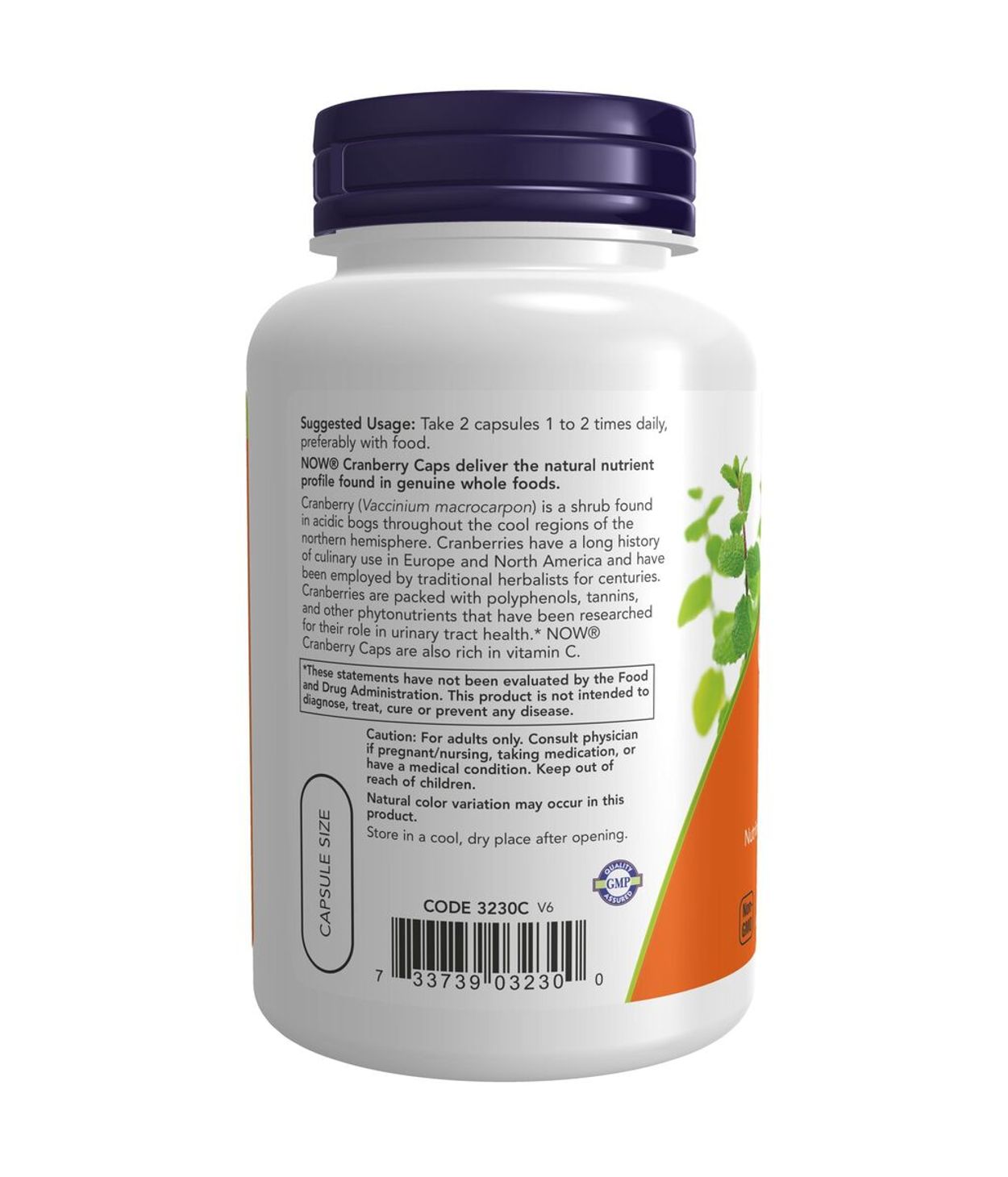 NOW Cranberry Concentrate 100stk