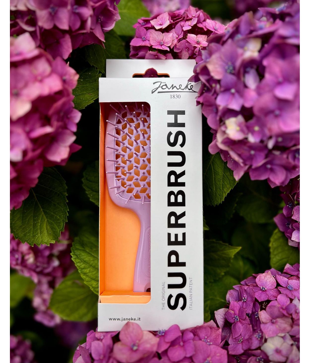 Janeke Hárbursti Ljósbleikur Lítill