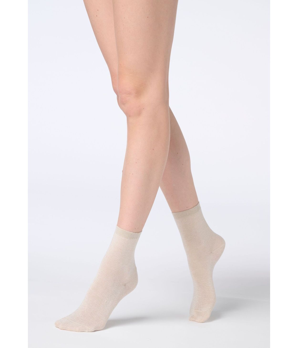 Oroblu Lyocell Shiny ankle socks Gold