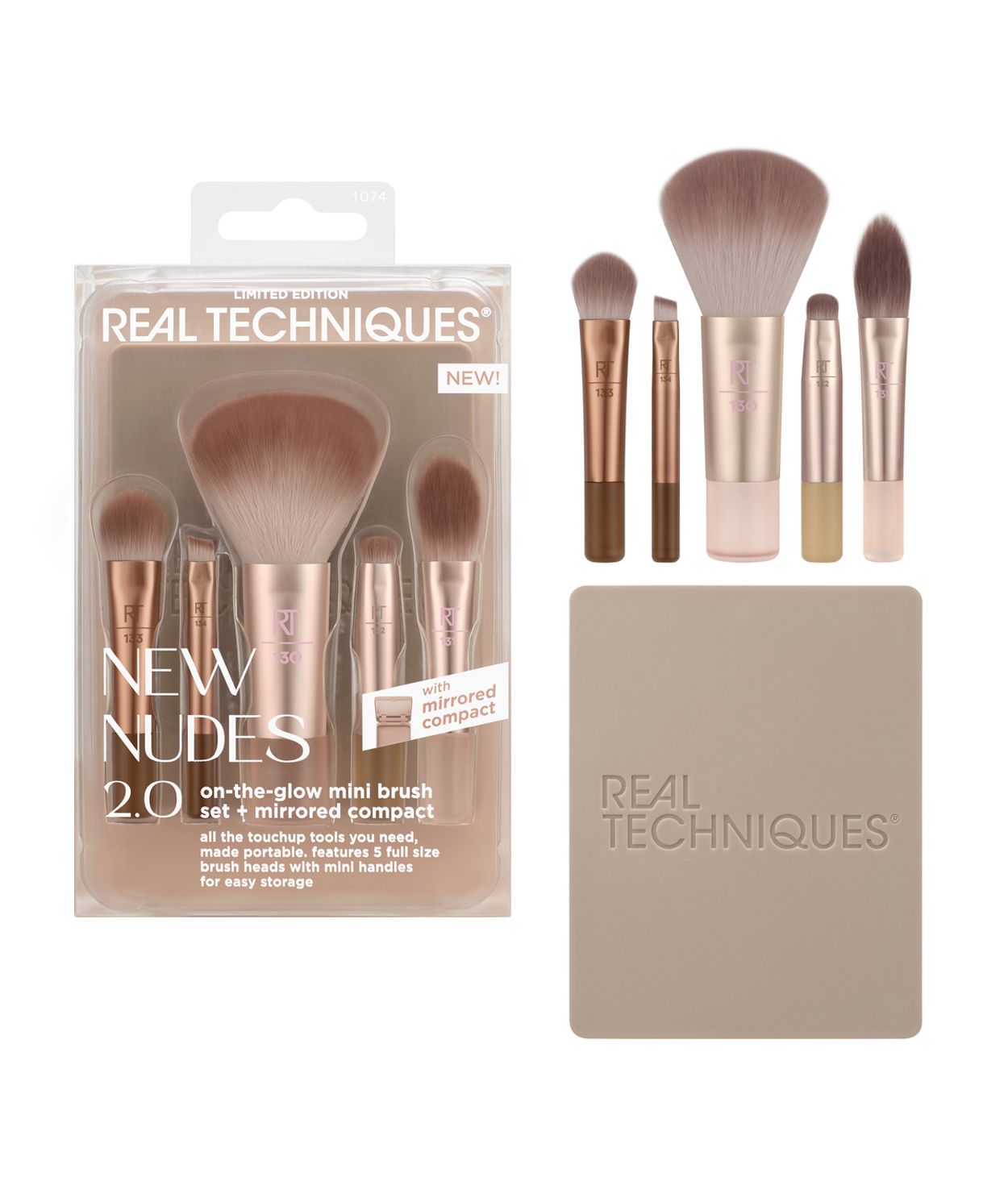 REAL TECHNIQUES NewNudes 2.0 Mini Burstasett