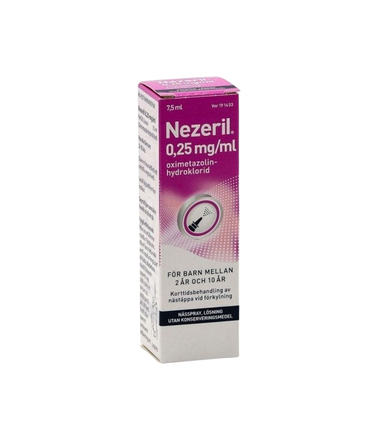 Nezeril+ nefúði 0,25 mg/ml 7,50 ml sk-úðari