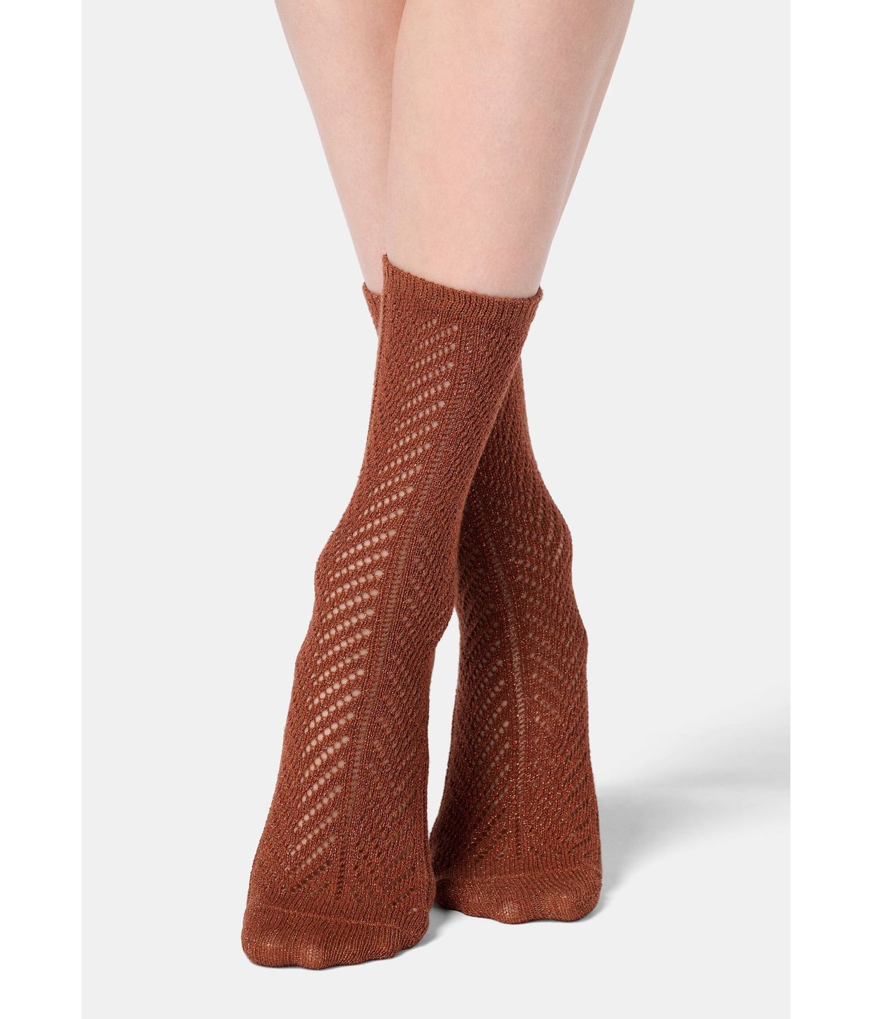 Oroblu Bright knit socks Gold