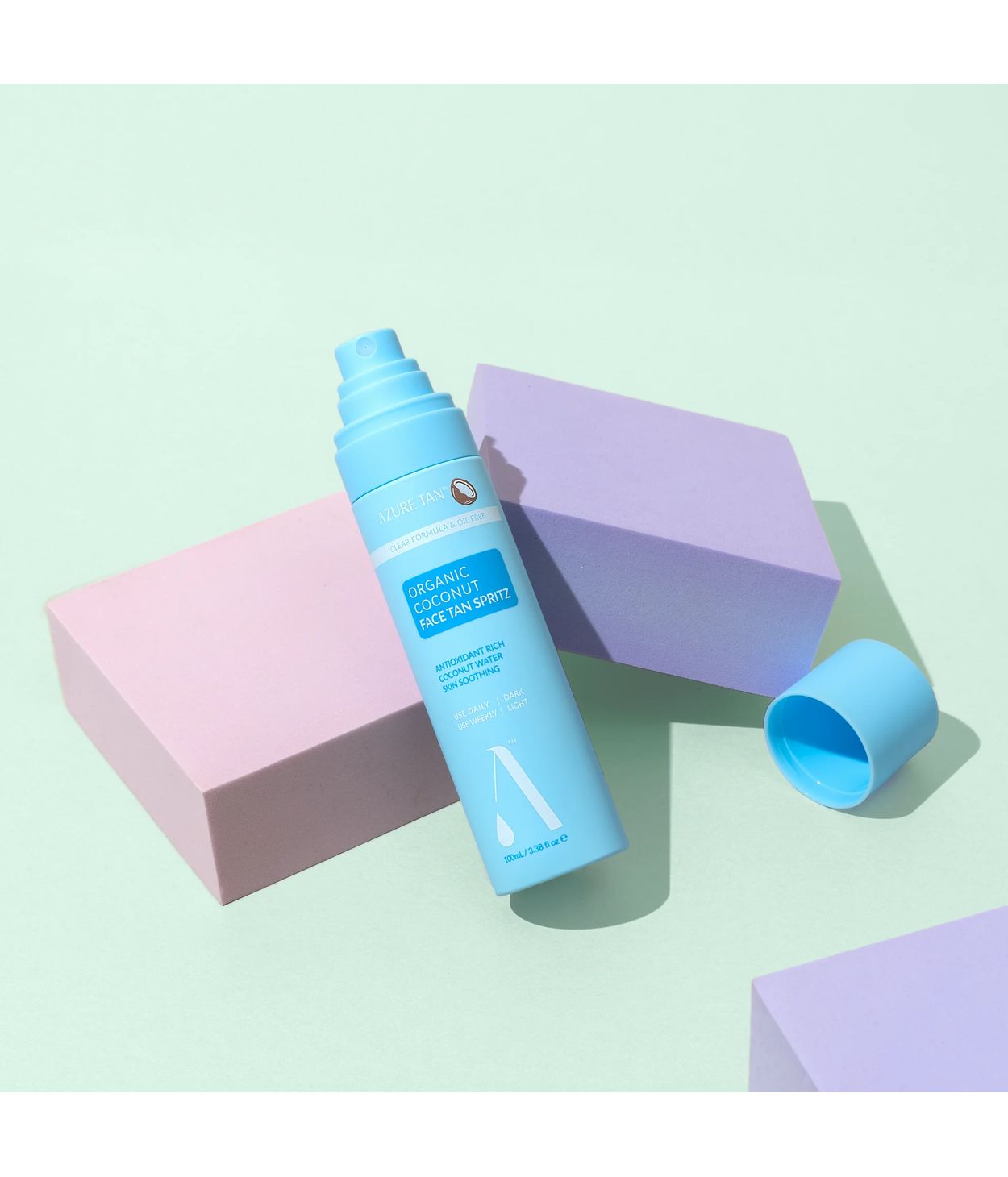 AZURE Tan Organic Coconut Face Tan Spritz 100ml
