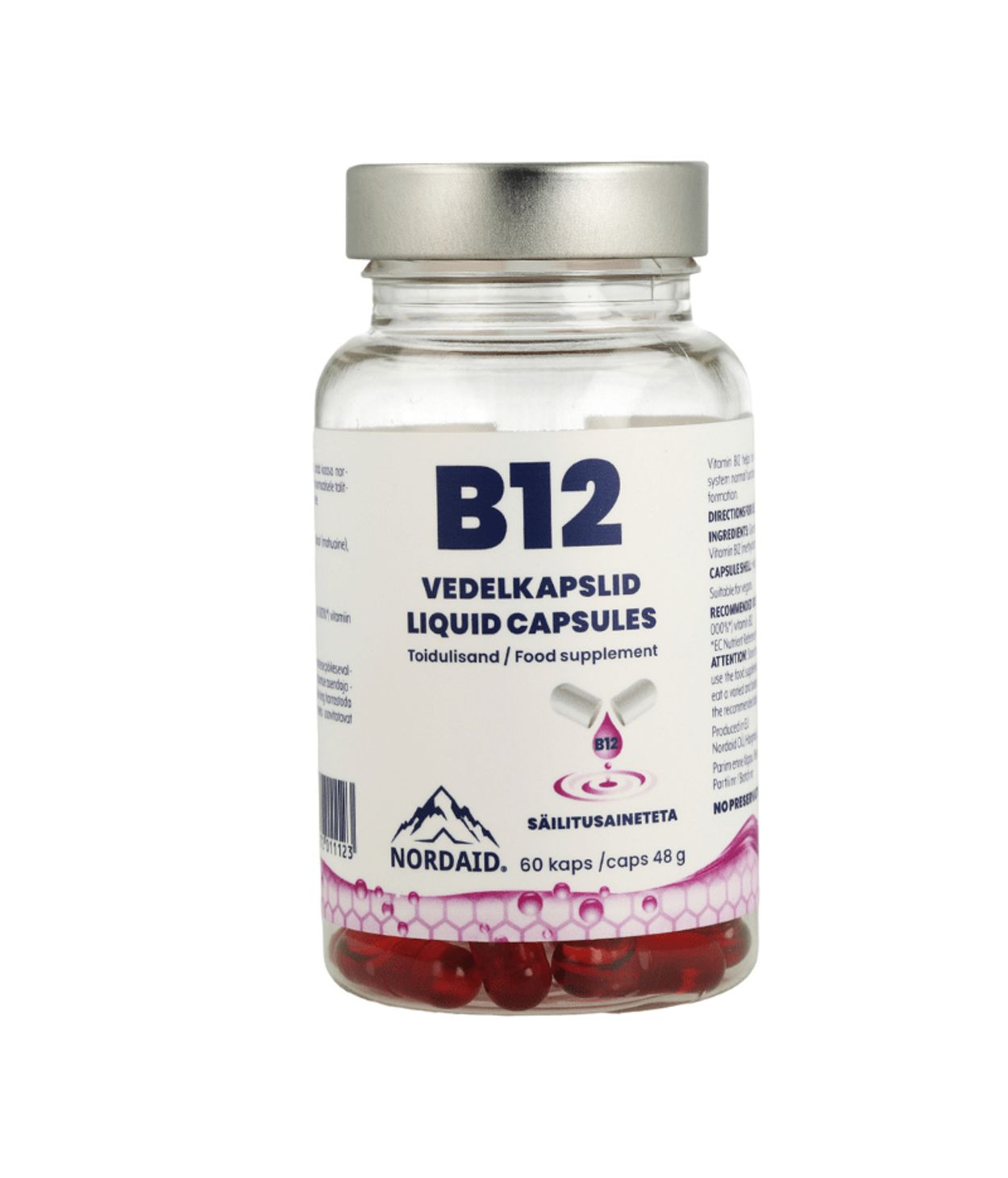 Nordaid B12 Vökvahylki 60stk