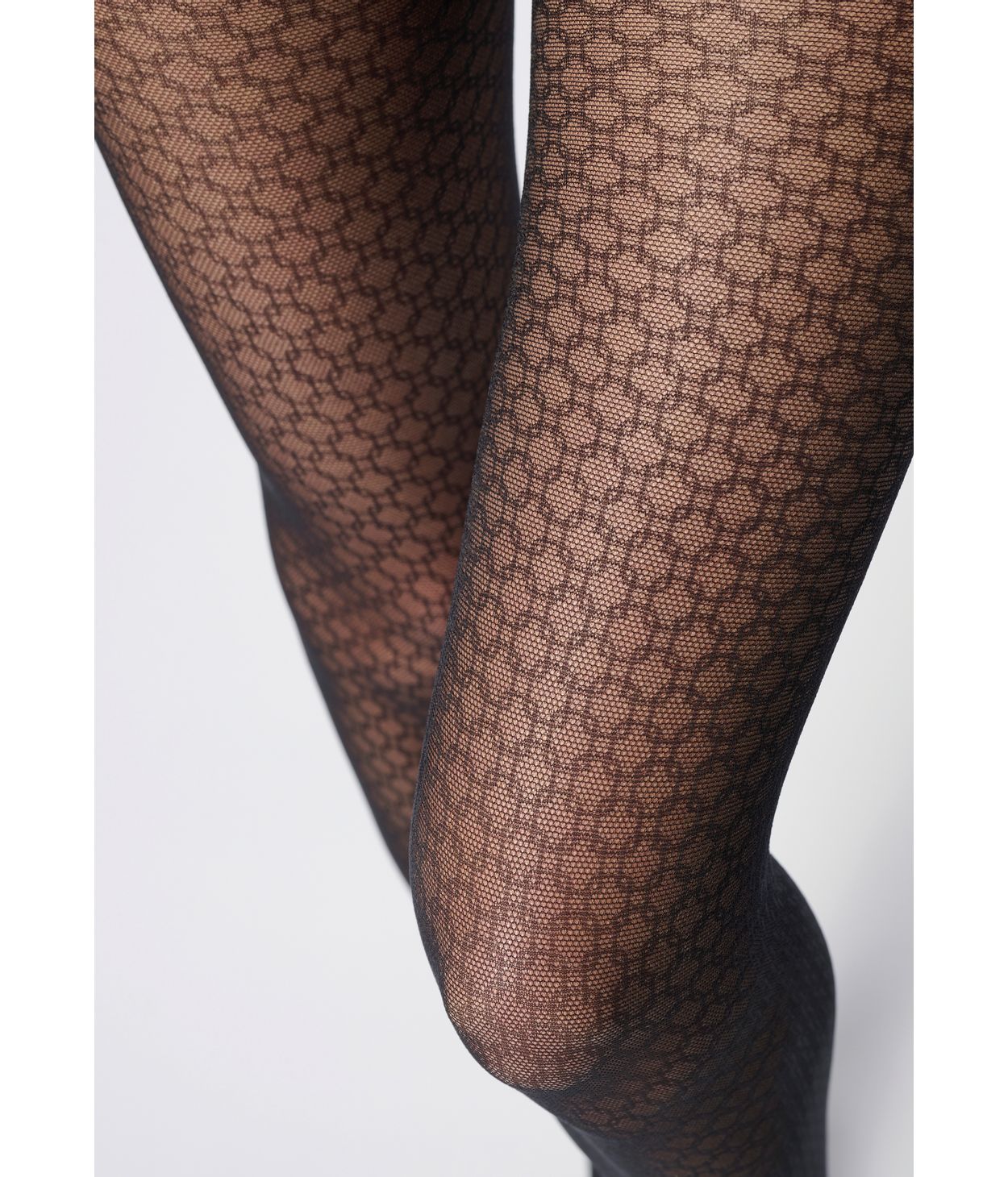 Oroblu Eco Sneakers Pattern Tights BlackChain