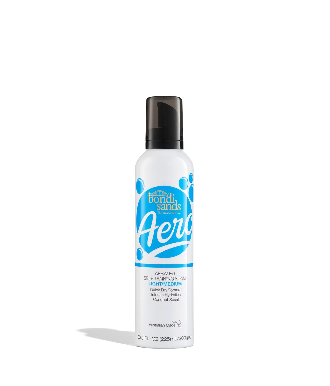 Bondi Sands Aero Foam Light/Medium 225ml