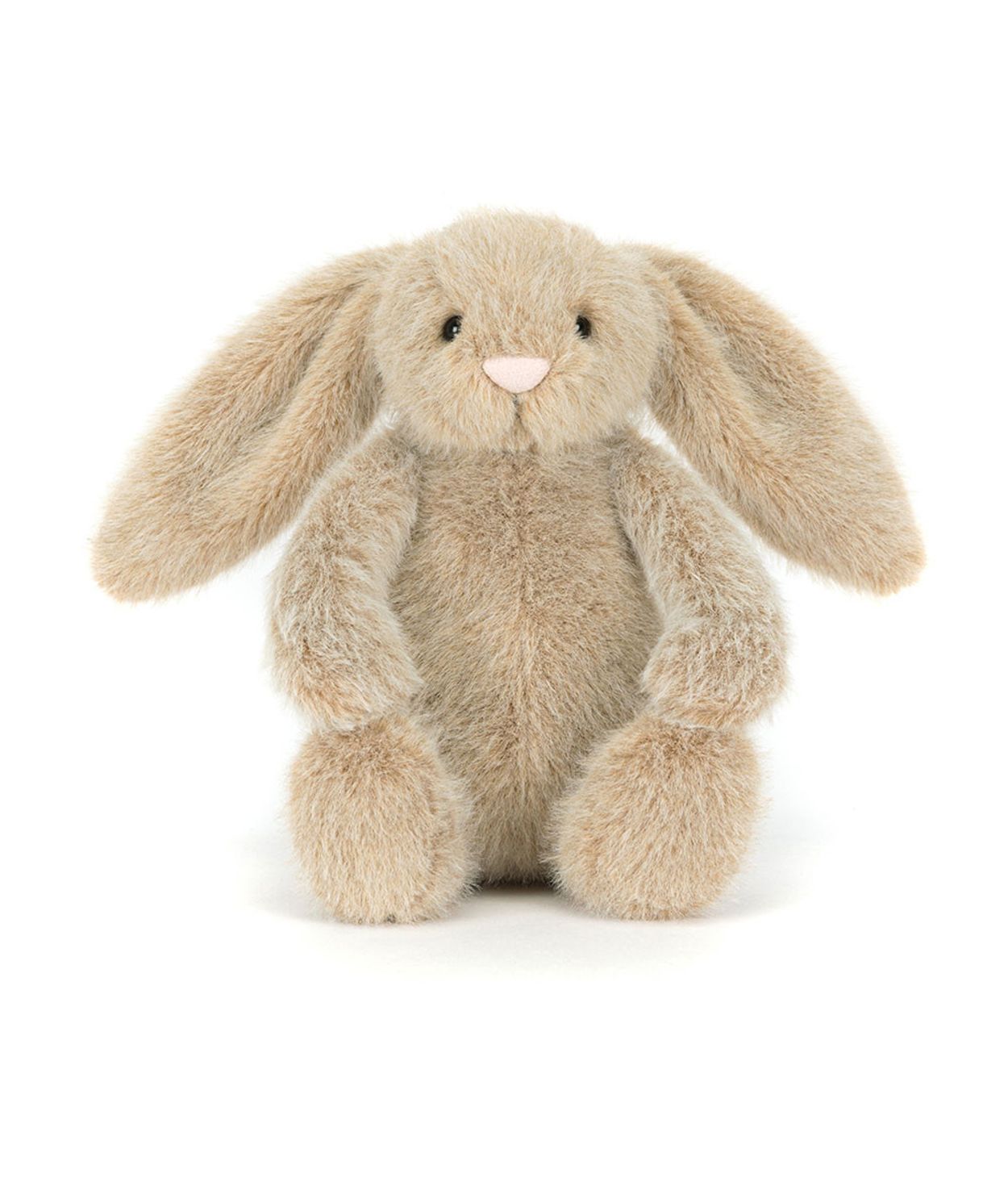 Jellycat fluffet ljósbrún kanína small