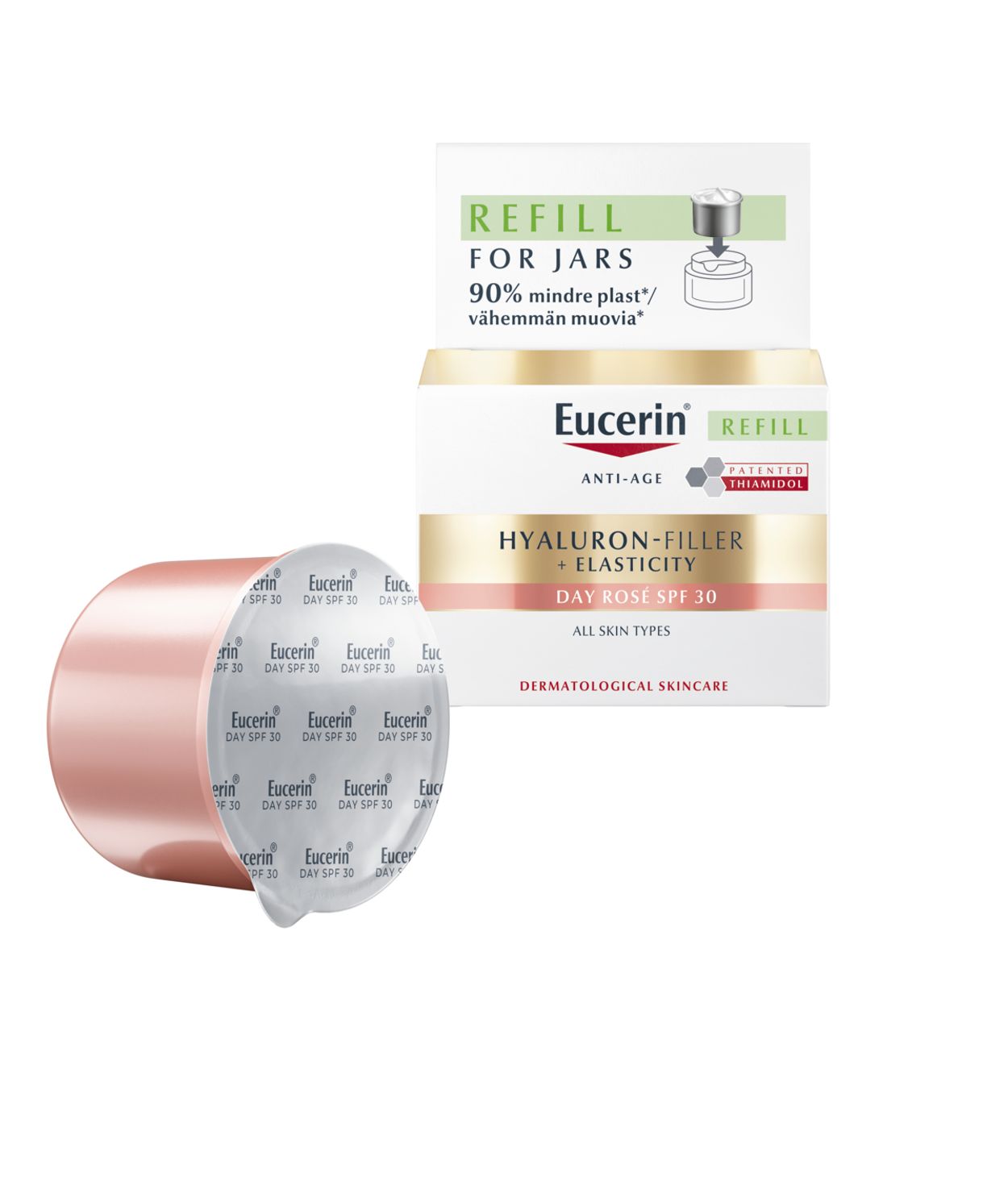 Eucerin Hyaluron+Elasticity Day Rosé SPF30 Refill