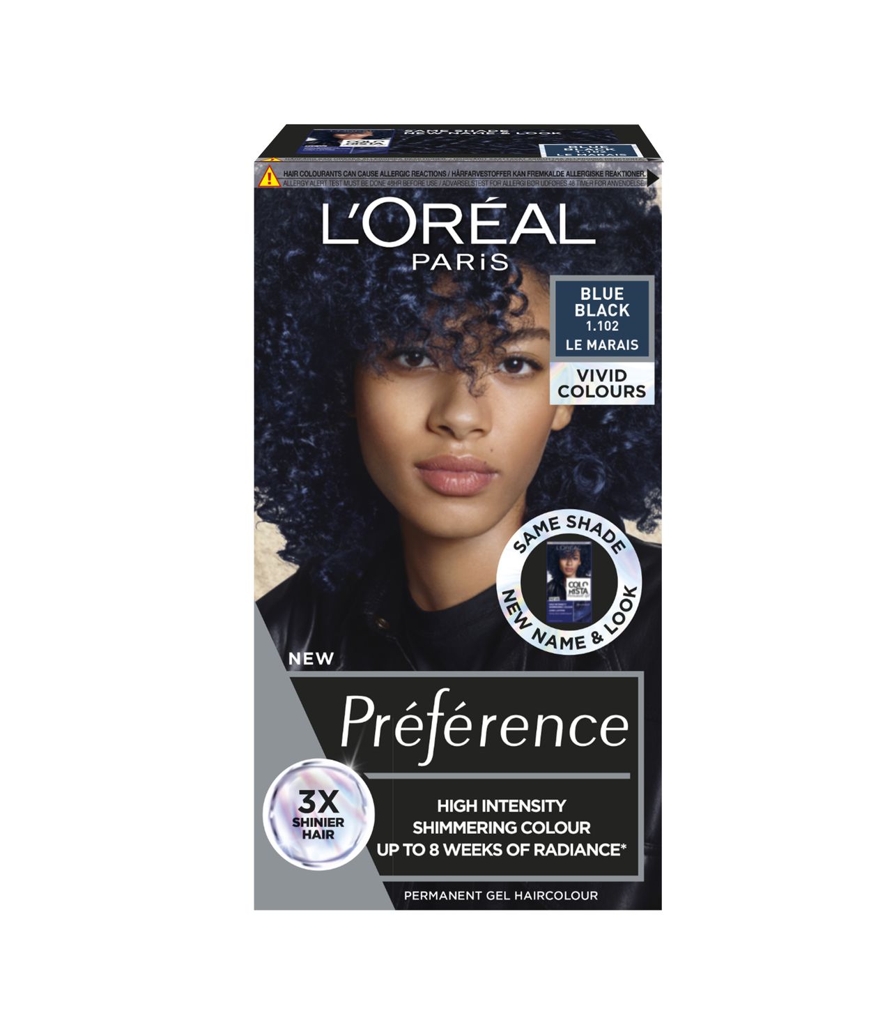 L'ORÉAL Preference Vivids 1.102 Blue Black