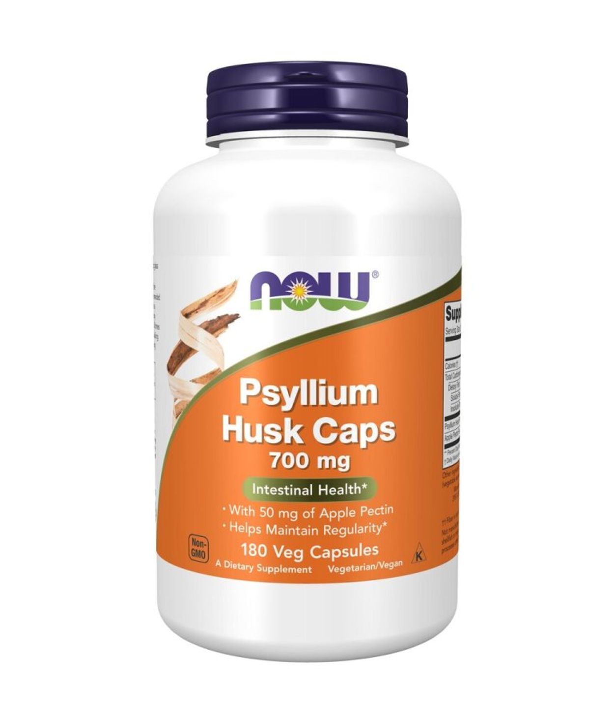 NOW Psyllium Husk 700mg 180stk