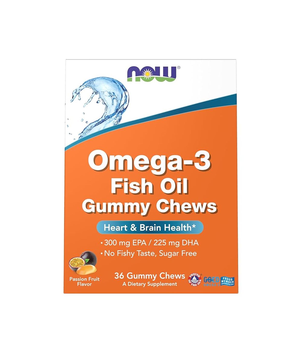 NOW Omega-3 Fish Oil Gummy Chews 36stk