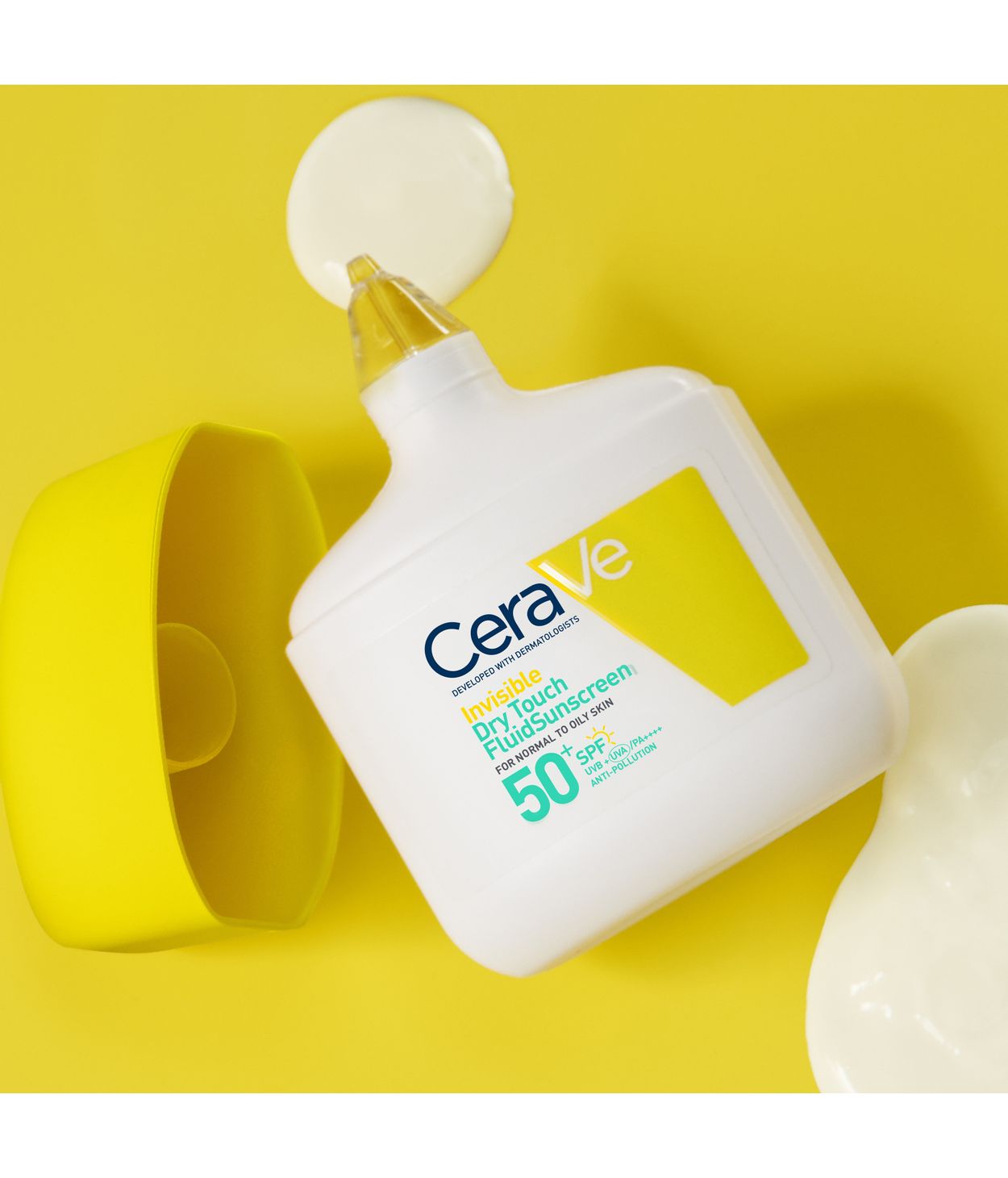 CeraVe Invisible Dry Touch Fluid Sunscreen SPF50+
