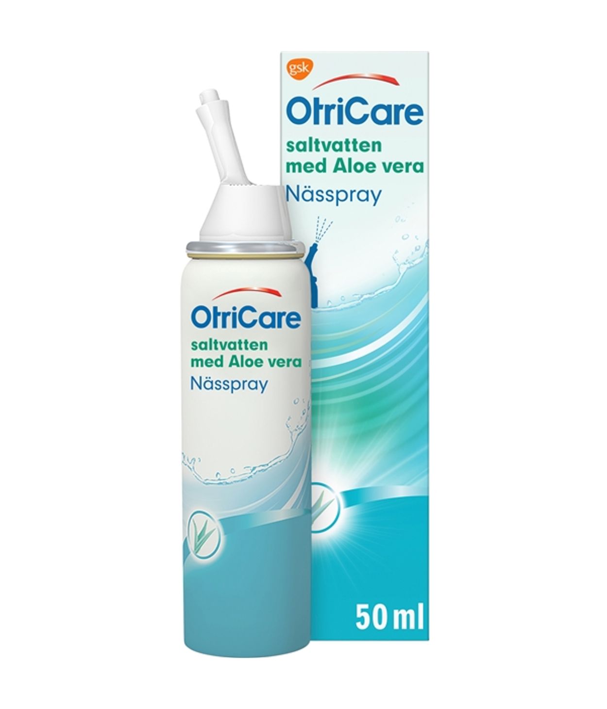 Otricare Saltvatn Með Aloe Vera 50 ml
