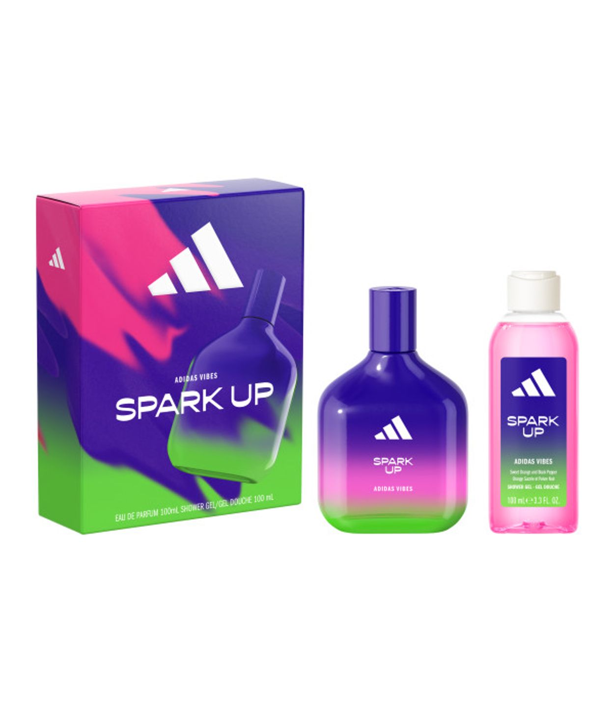 Adidas Vibes Spark Up edp100ml/Shower Gel100ml