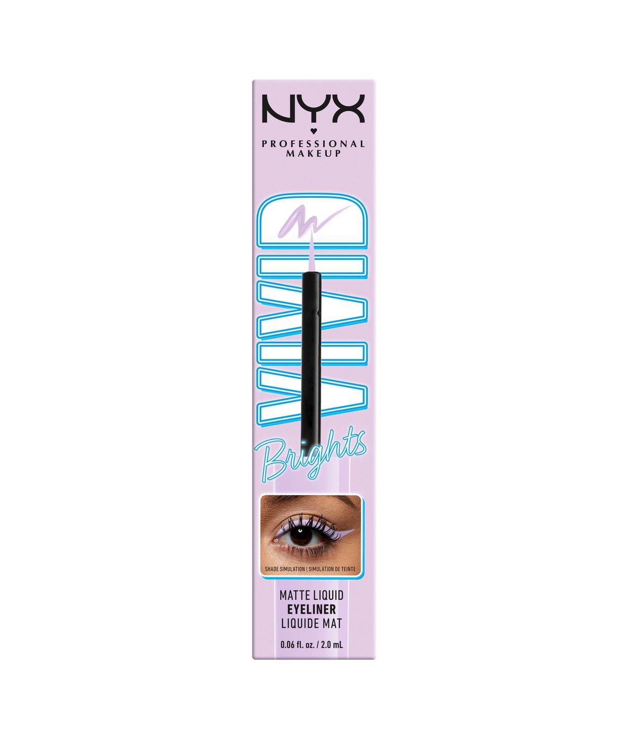 NYX Vivid Brights Liquid Liner 07 Lilac Link