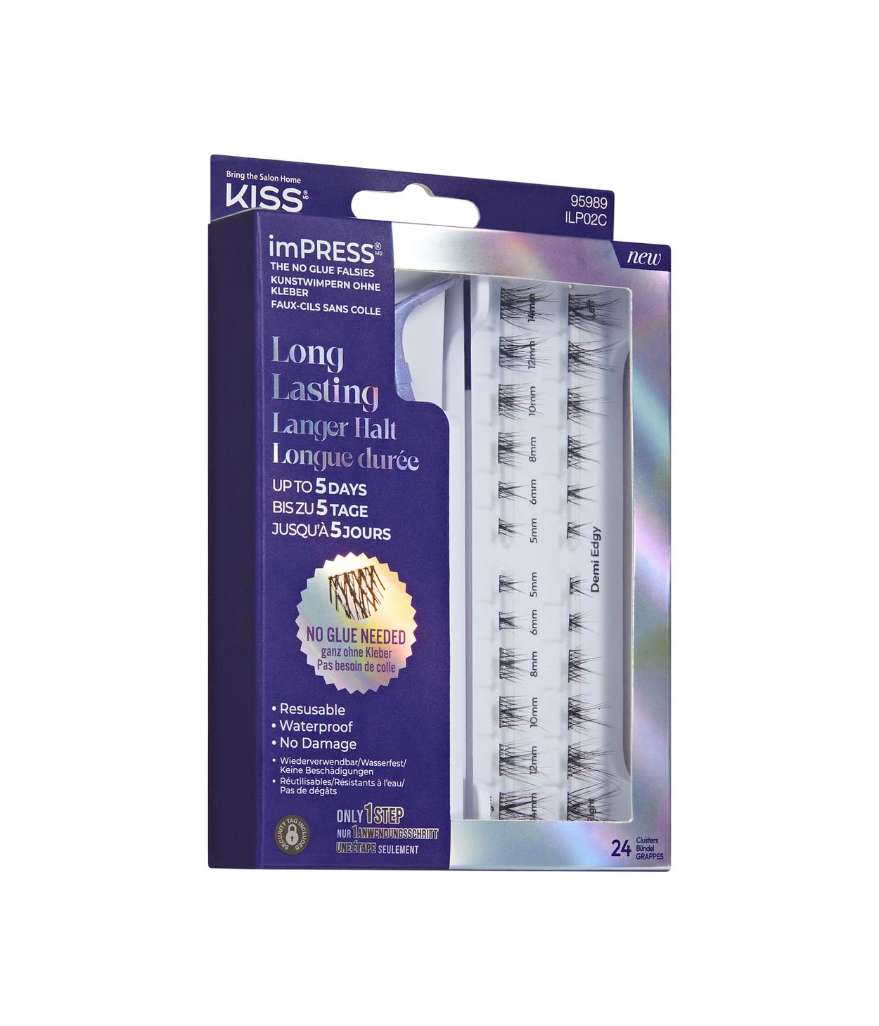 KISS imPRESS Press on Long Lasting Demi Edgy
