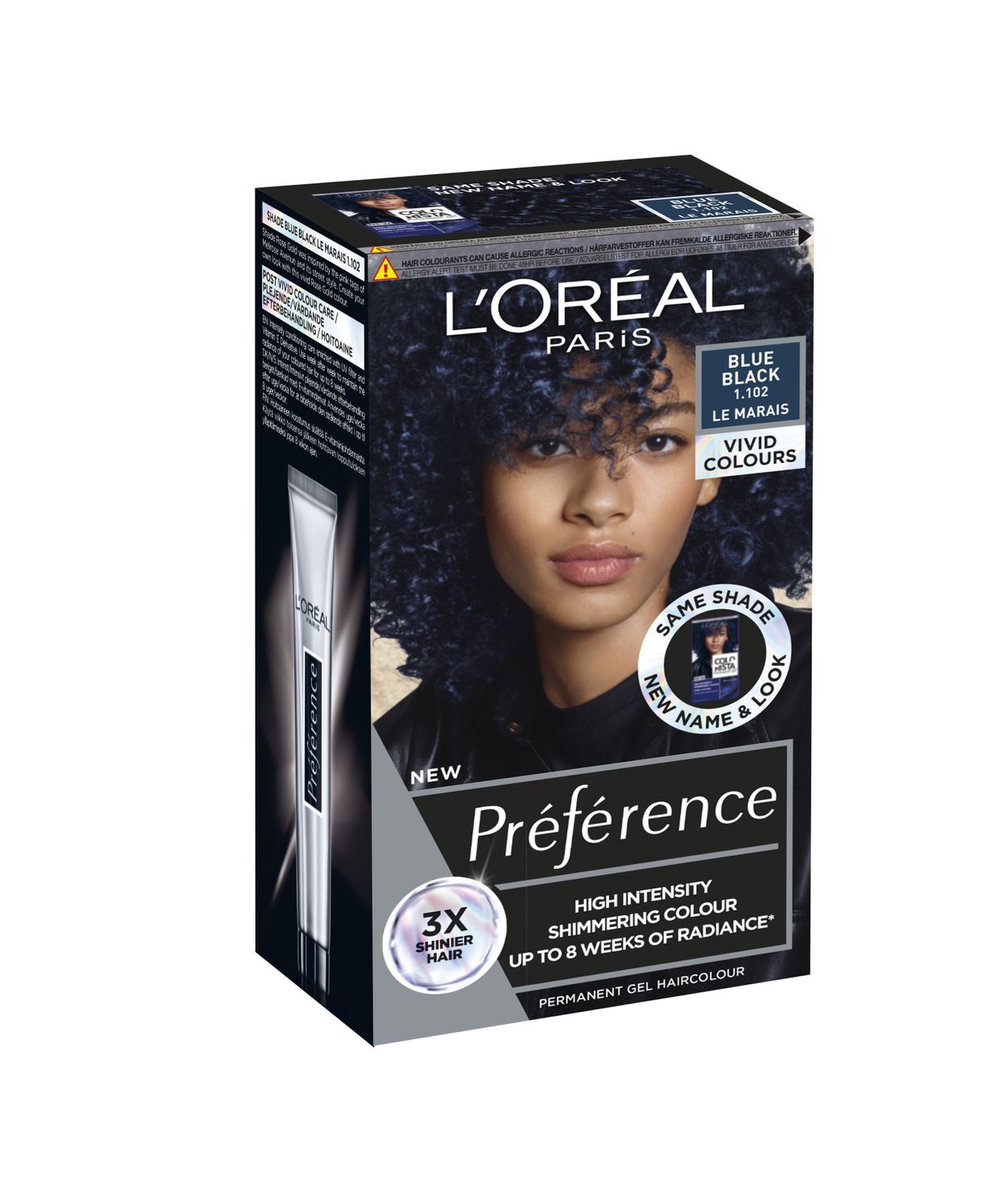 L'ORÉAL Preference Vivids 1.102 Blue Black