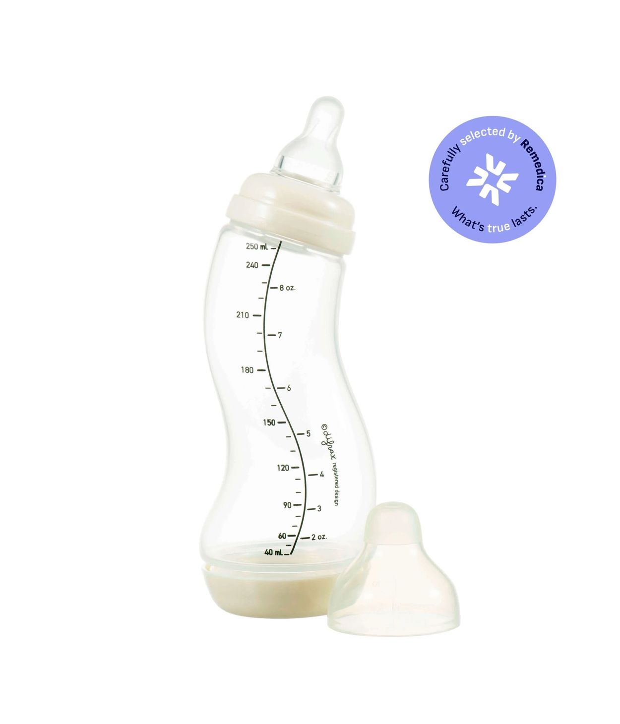 Difrax Natural S Peli 250ml Ivory