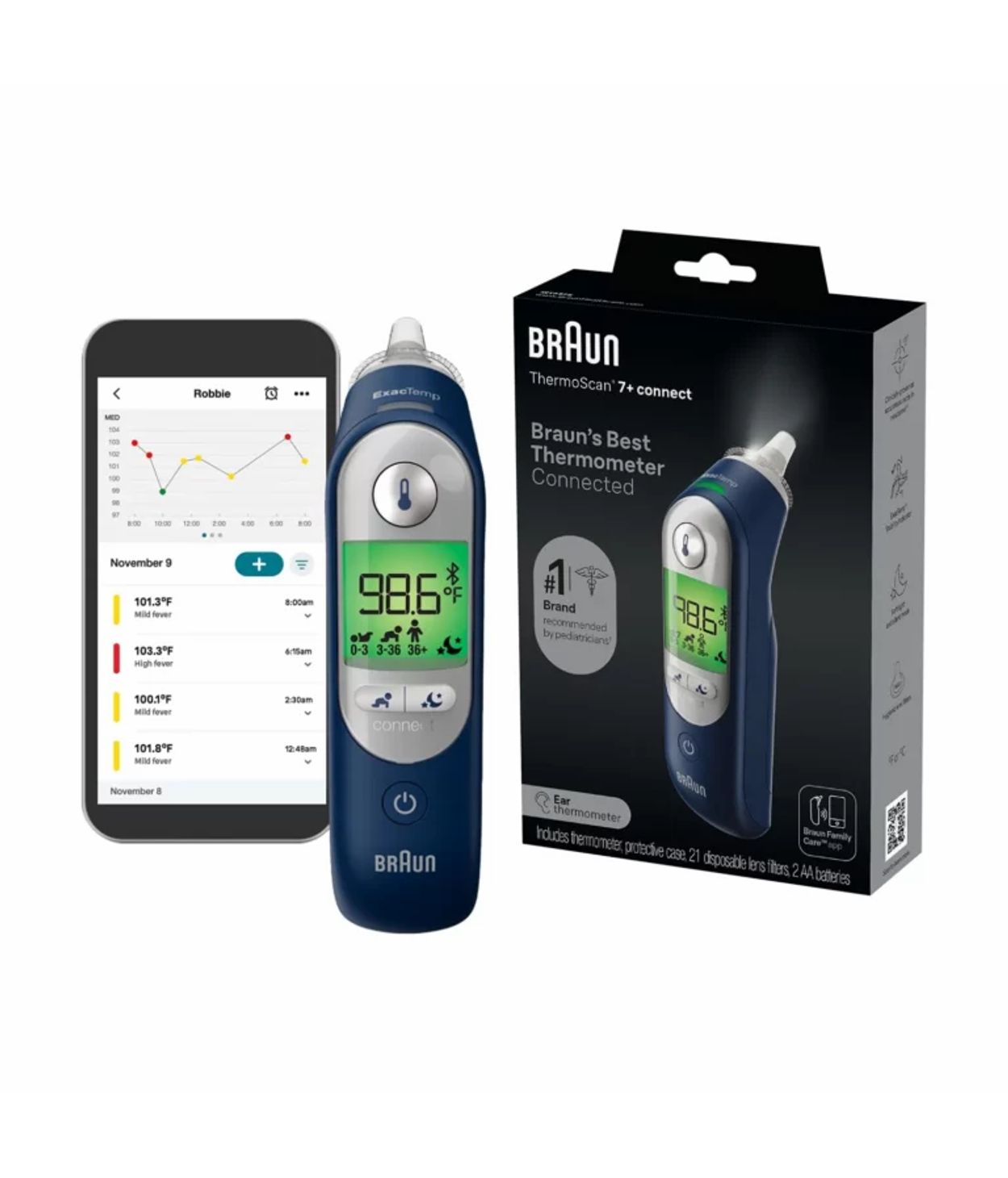 BRAUN Thermascan 7+ Connect