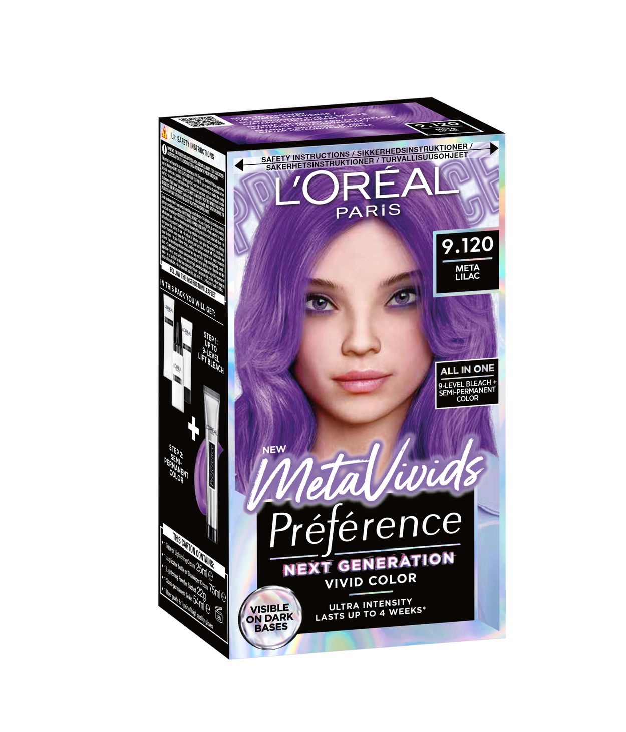 L'ORÉAL Preference Metal Vivids Lilac
