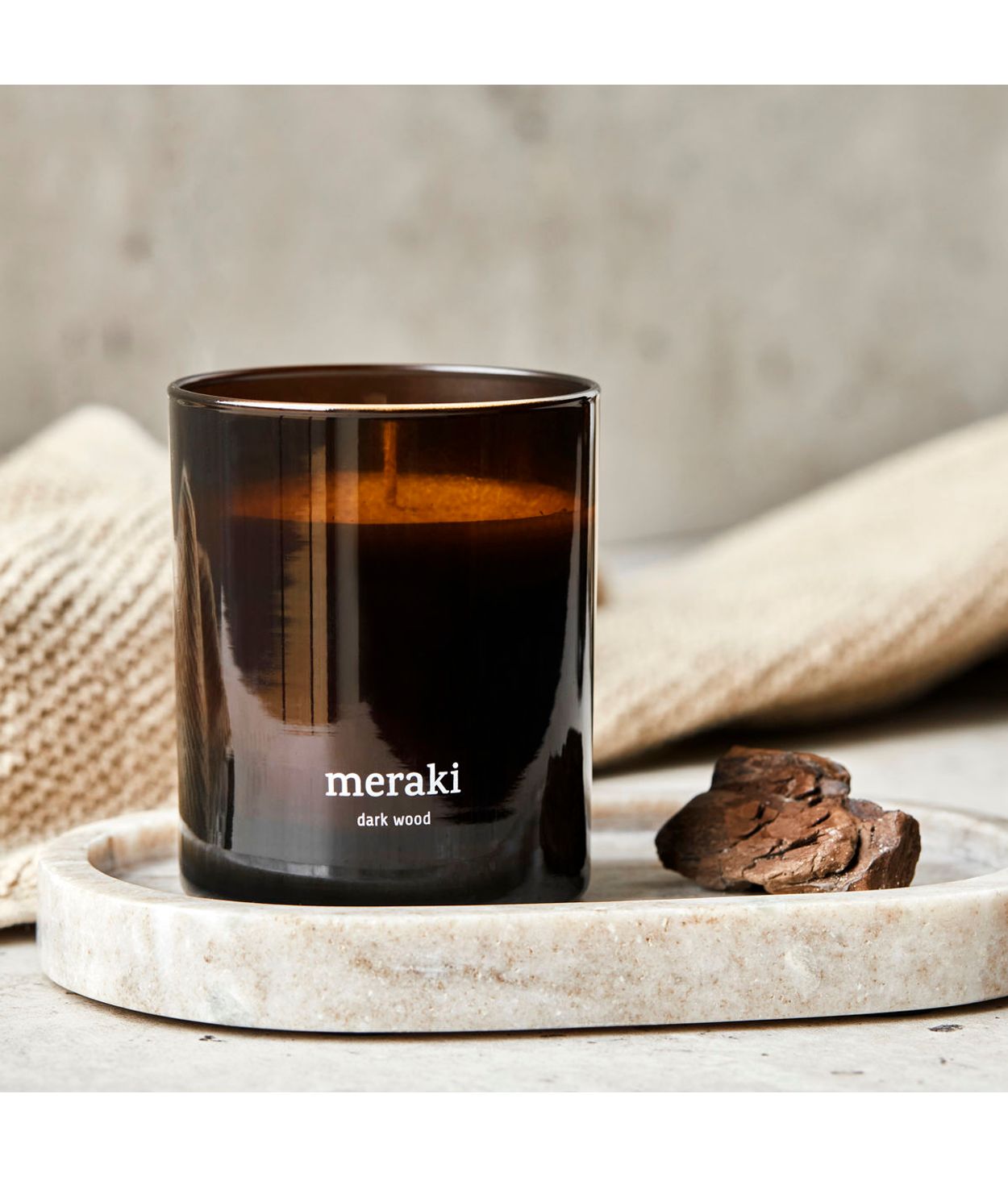 Meraki Ilmkerti Dark wood hæð 9,5cm