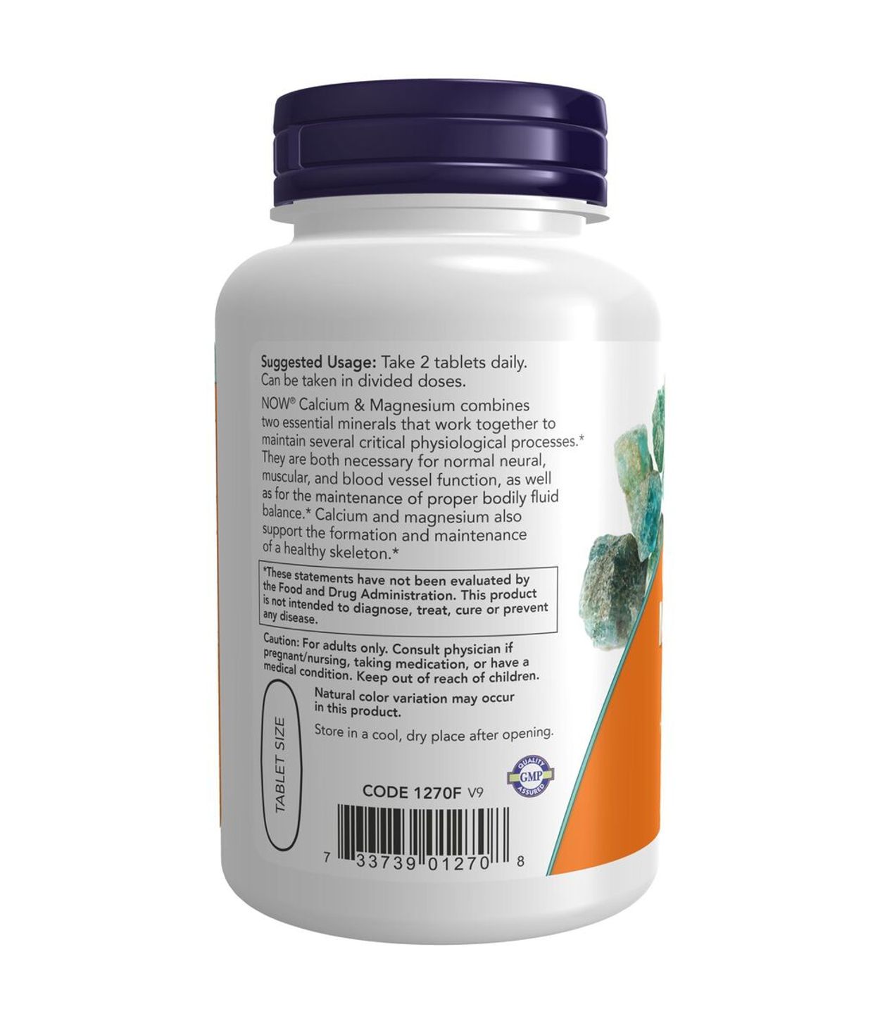 NOW Kalk/Magnesium 500/250mg 100stk