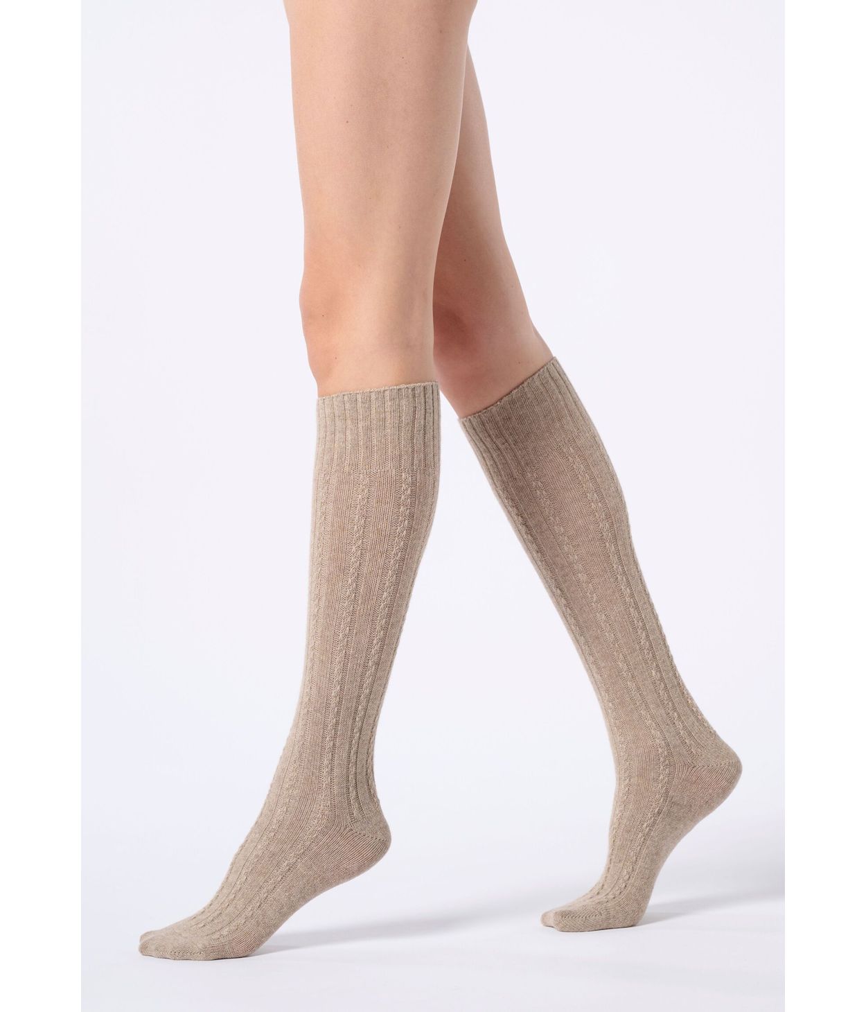 Oroblu Nancy kneehighs Beige Melange