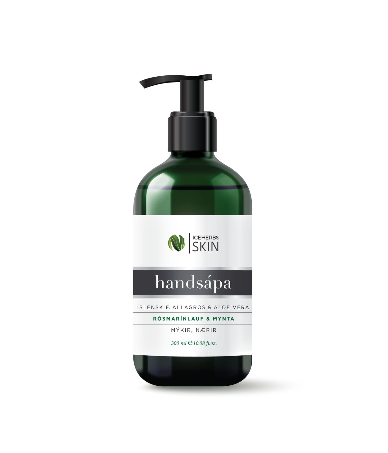 ICEHERBS SKIN Handsápa fjallagrös Rósmarín 300ml