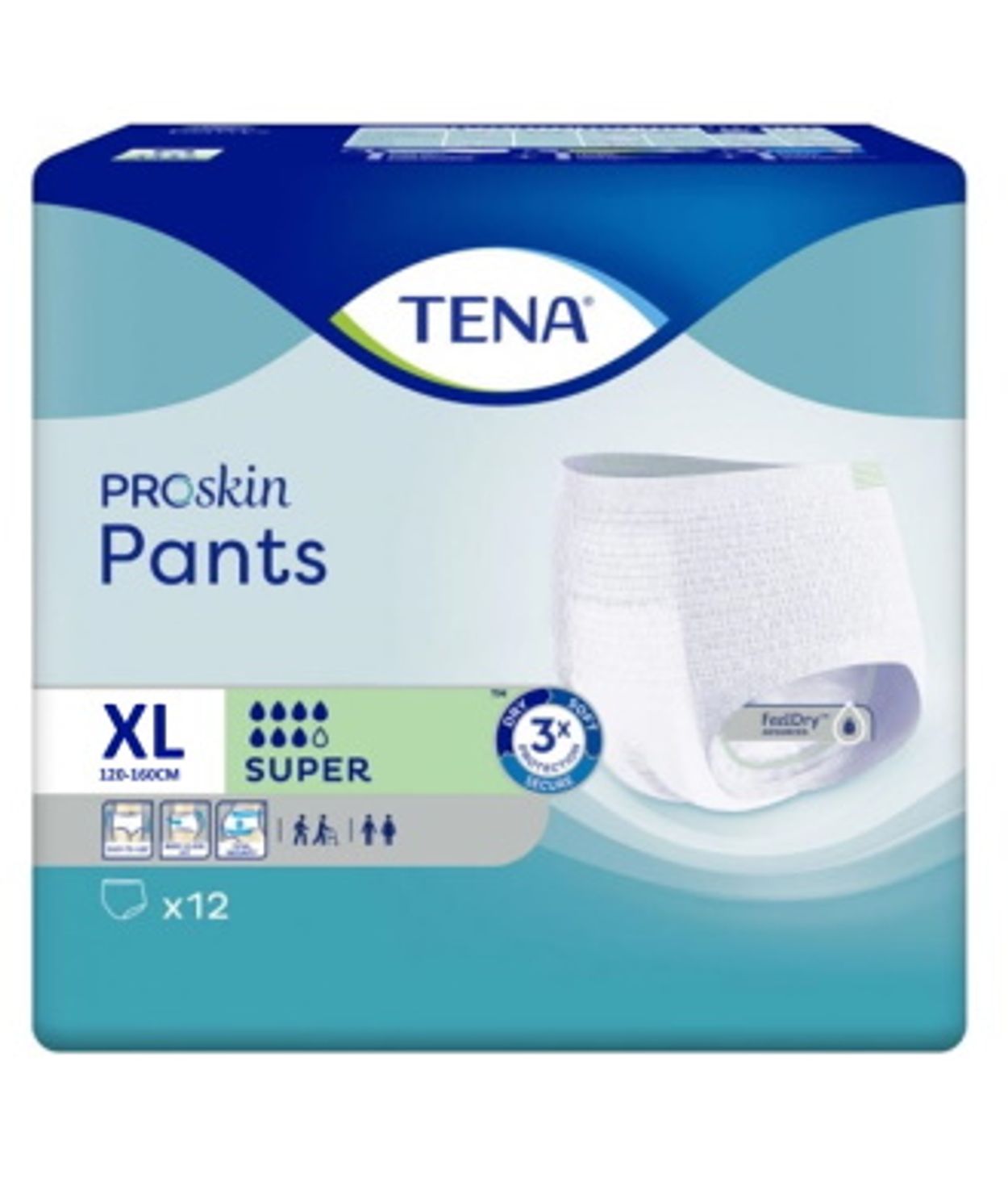 TENA Pants Plus XLarge 12stk