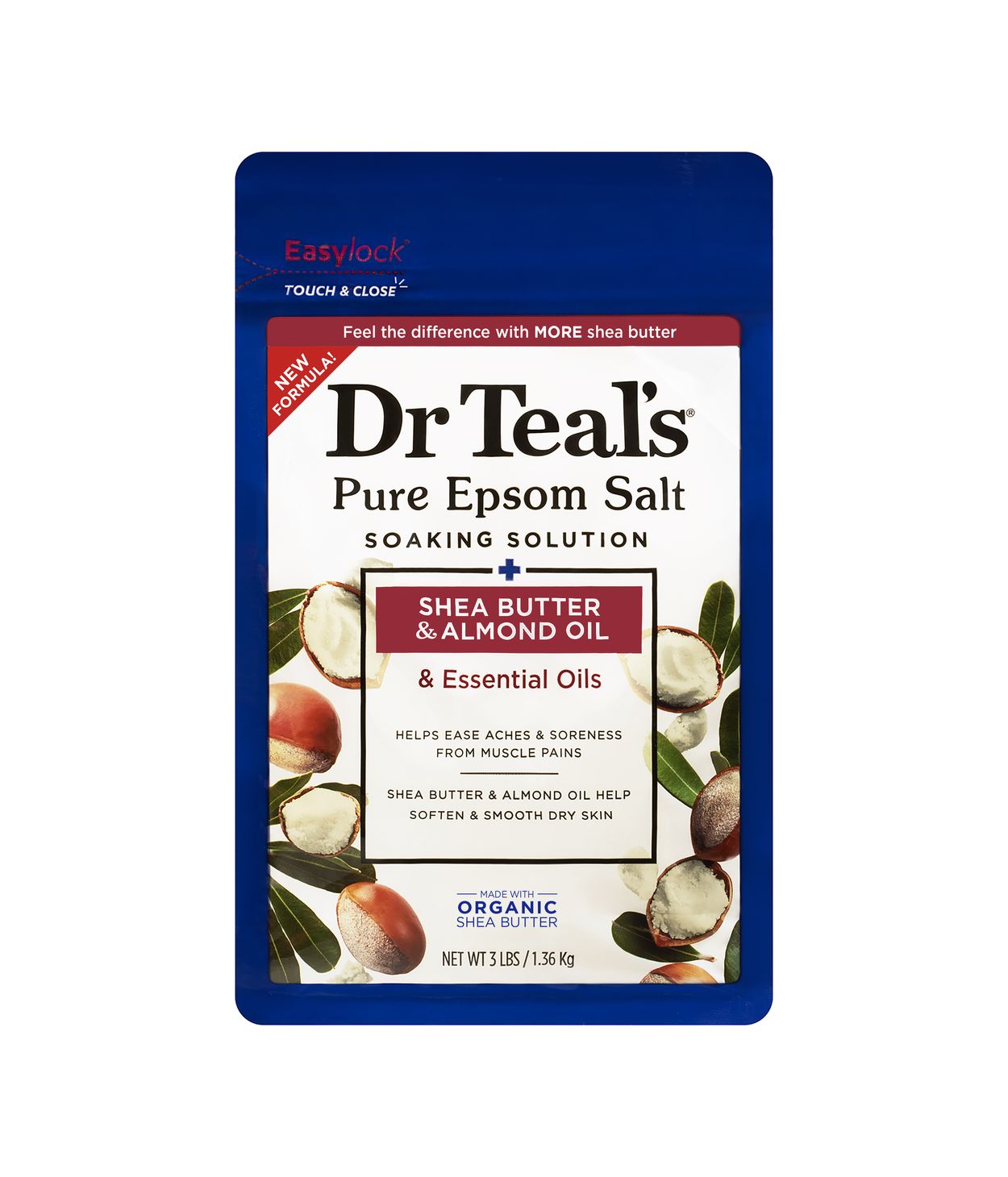 Dr.Teal's Shea Butter & Almond Salts 1.36kg