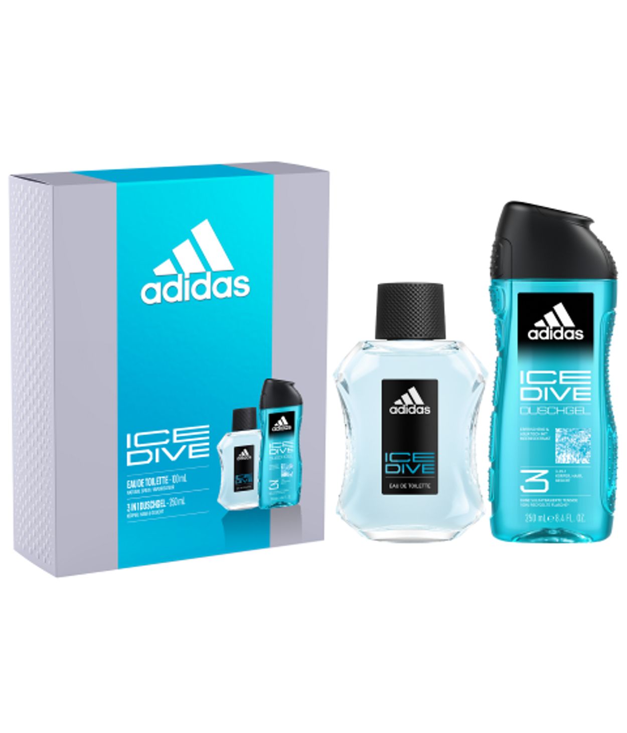 Adidas Ice Dive edt 100ml/ShowerG250ml