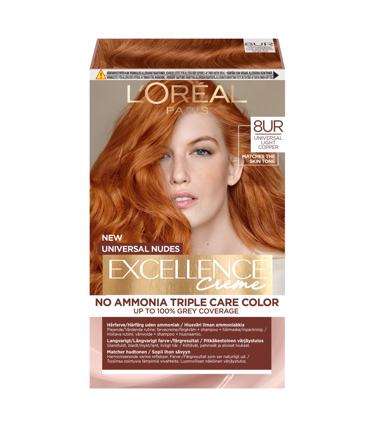 L'ORÉAL Excellence Universal Nude 8C Light Copper