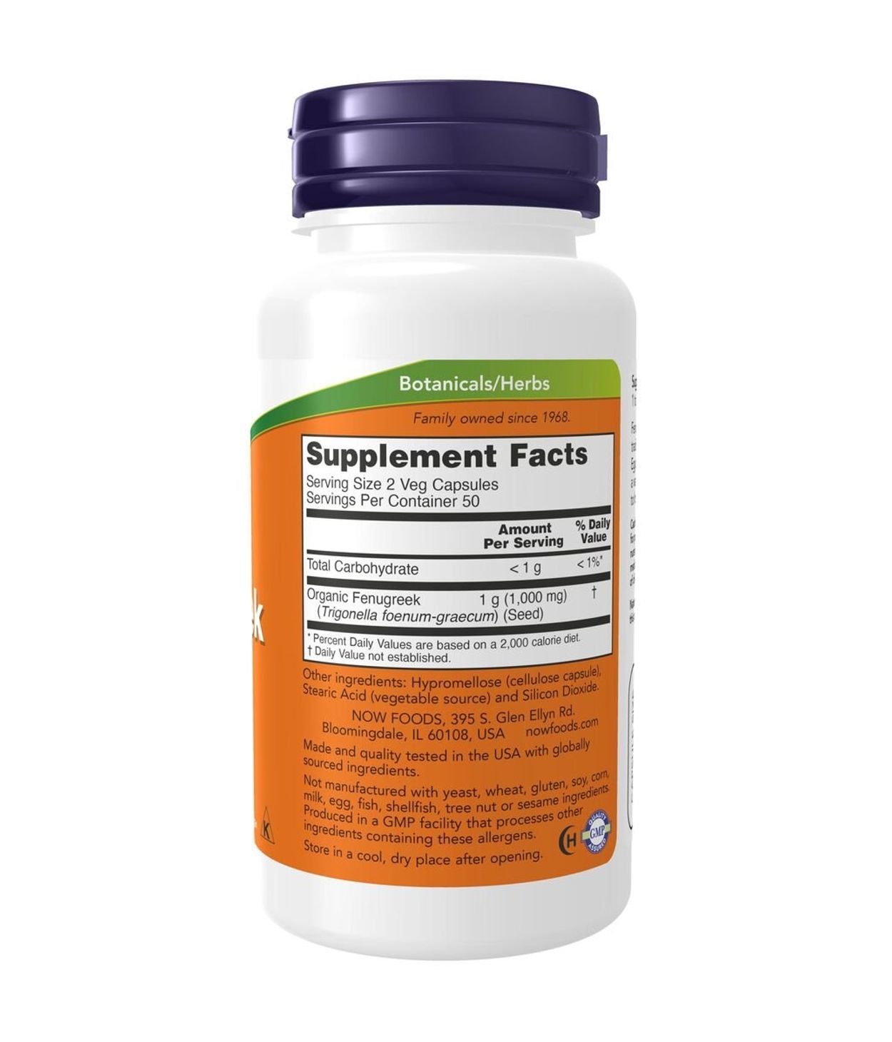 NOW Fenugreek 500mg 100stk