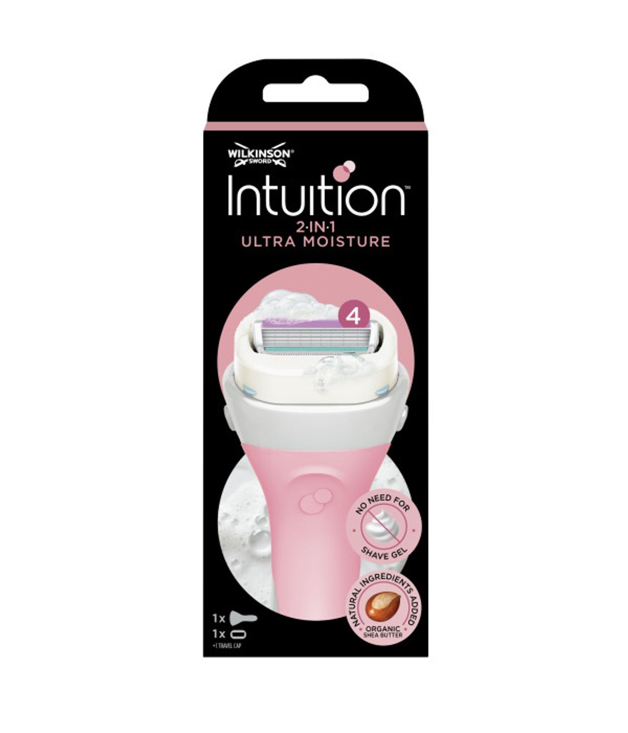 WILKINSON Intution 2-1 Ultra Moist Dömu Rakvél