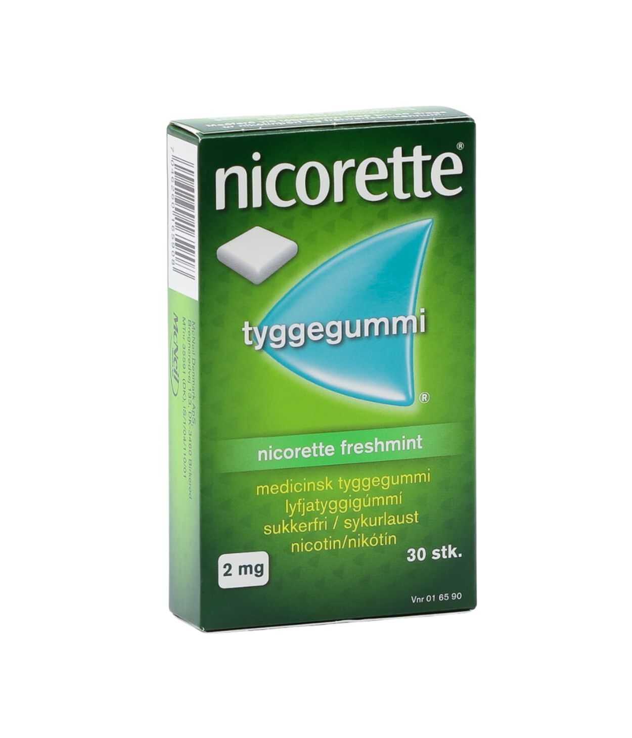 Nicorette Freshmint tyggigúmmí 2mg 30stk