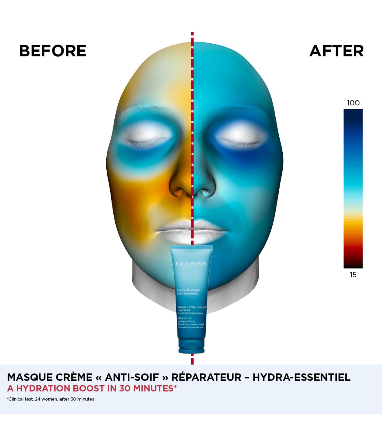 CLARINS Hydra-Essentiel Mask 75ml