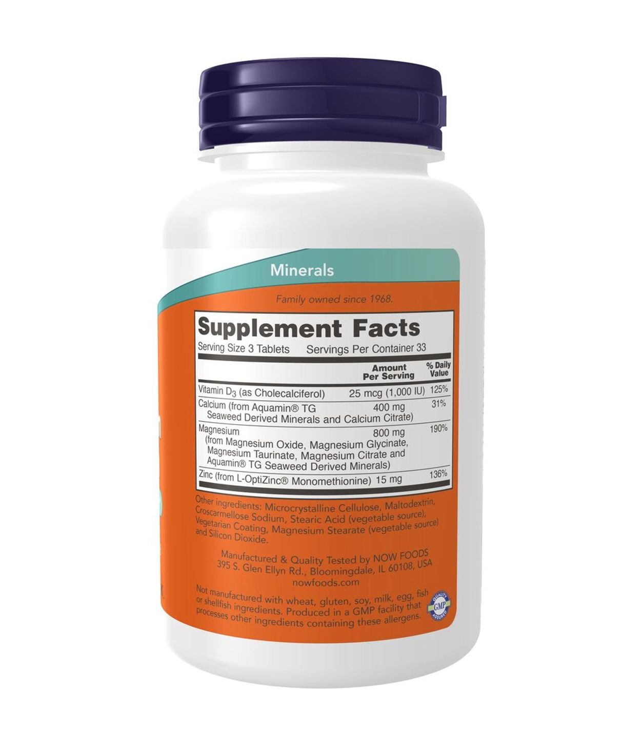 NOW Magnesíum/Kalk 100stk