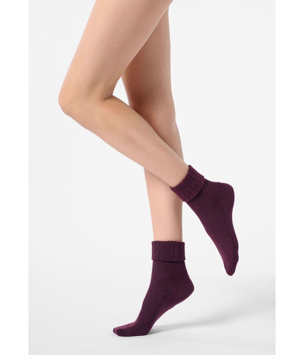 Oroblu Socks Hilda Plum 3