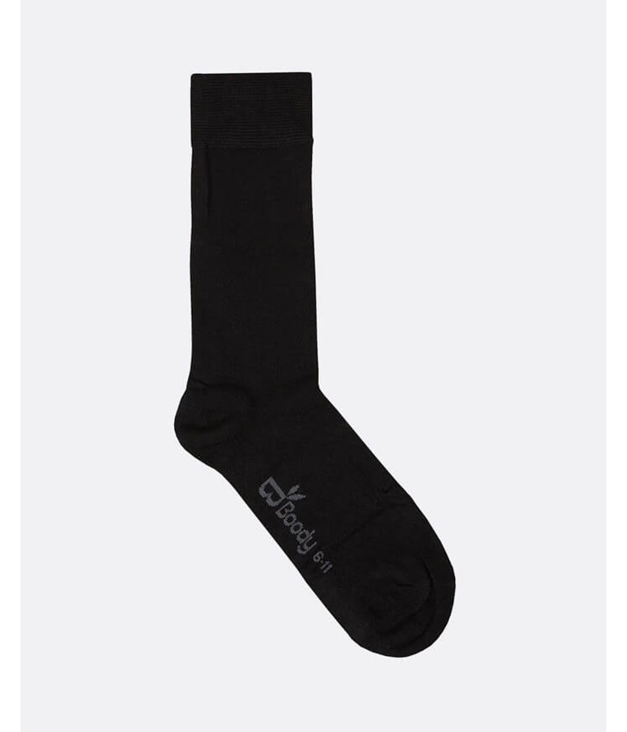 Boody Men's Business Sock Black 6-11