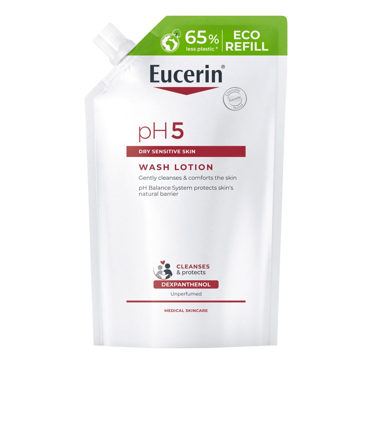 Eucerin Áfylling Sápa Án Ilms 400ml